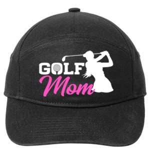 Golf Mom Gift For Mother's Day 7-Panel Snapback Hat