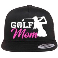 Golf Mom Gift For Mother's Day Flat Bill Trucker Hat