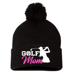 Golf Mom Gift For Mother's Day Pom Pom 12in Knit Beanie