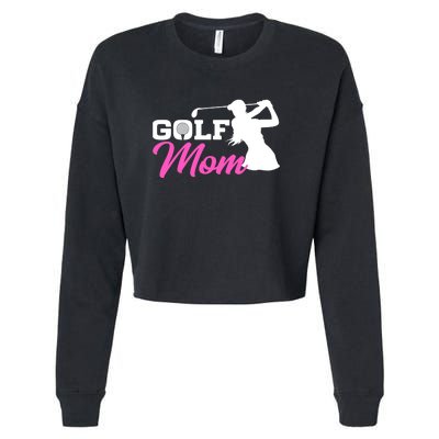 Golf Mom Gift For Mother's Day Cropped Pullover Crew