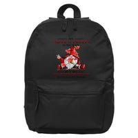 Gnome My Give A Fluff Is Broken But My Go Fluff Yourself 16 in Basic Backpack