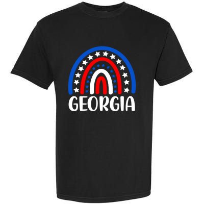 Georgia Meaningful Gift I Love Georgia Usa Gift Garment-Dyed Heavyweight T-Shirt