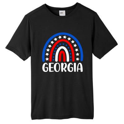 Georgia Meaningful Gift I Love Georgia Usa Gift Tall Fusion ChromaSoft Performance T-Shirt