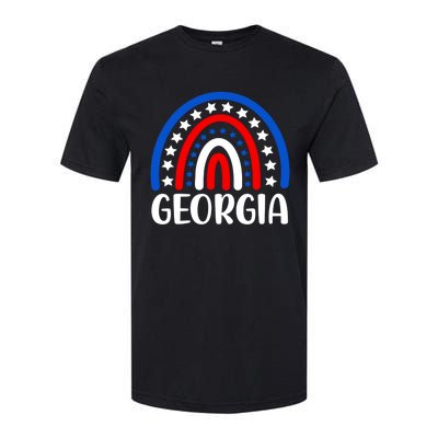 Georgia Meaningful Gift I Love Georgia Usa Gift Softstyle CVC T-Shirt