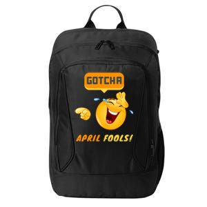 Gotcha Meaningful Gift April Fool's Day Funny Prank Silly Dad Jokes Gift City Backpack