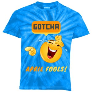 Gotcha Meaningful Gift April Fool's Day Funny Prank Silly Dad Jokes Gift Kids Tie-Dye T-Shirt