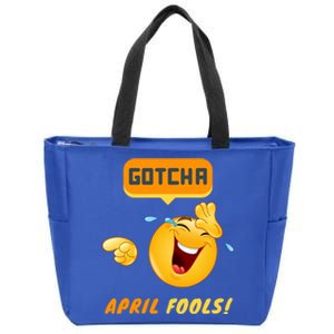 Gotcha Meaningful Gift April Fool's Day Funny Prank Silly Dad Jokes Gift Zip Tote Bag