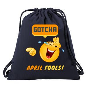 Gotcha Meaningful Gift April Fool's Day Funny Prank Silly Dad Jokes Gift Drawstring Bag