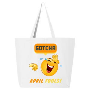 Gotcha Meaningful Gift April Fool's Day Funny Prank Silly Dad Jokes Gift 25L Jumbo Tote