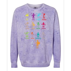 Greek Mythology Gods Gods Of Greece Colorblast Crewneck Sweatshirt