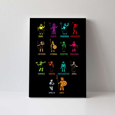 Greek Mythology Gods Gods Of Greece Canvas