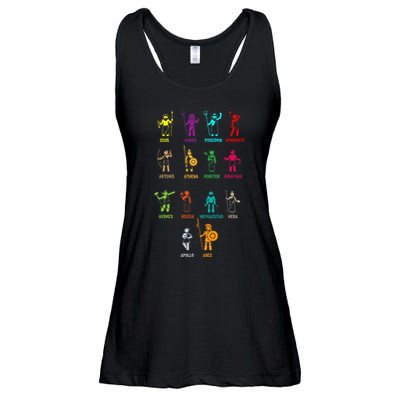 Greek Mythology Gods Gods Of Greece Ladies Essential Flowy Tank
