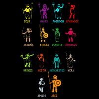 Greek Mythology Gods Gods Of Greece 16 in Basic Backpack