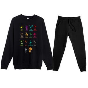 Greek Mythology Gods Gods Of Greece Premium Crewneck Sweatsuit Set