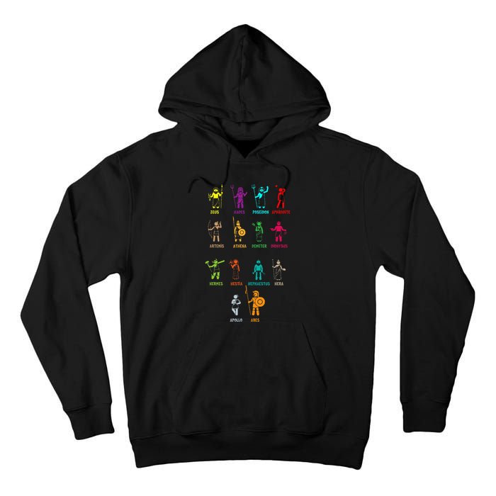 Greek Mythology Gods Gods Of Greece Tall Hoodie