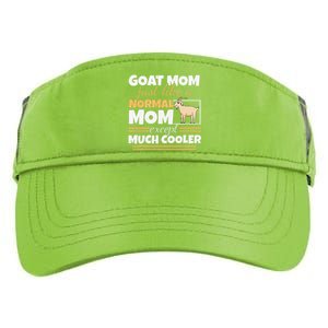 Goat Mom Goat Lady Mother's Day Goat Lover Women Mother Adult Drive Performance Visor