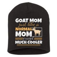 Goat Mom Goat Lady Mother's Day Goat Lover Women Mother Short Acrylic Beanie