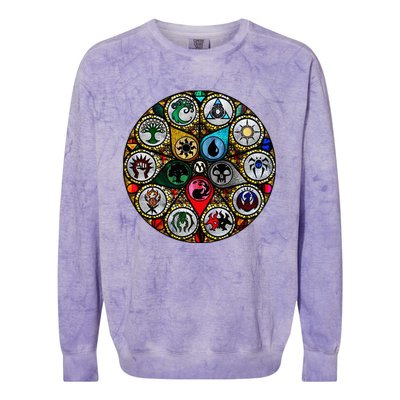 Gathering Magic Guild For Magic Lover Colorblast Crewneck Sweatshirt