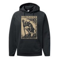 Goblin Mode Goblincore Fairycore Medieval Grunge Aesthetic Performance Fleece Hoodie