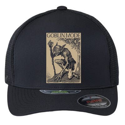 Goblin Mode Goblincore Fairycore Medieval Grunge Aesthetic Flexfit Unipanel Trucker Cap