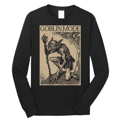 Goblin Mode Goblincore Fairycore Medieval Grunge Aesthetic Long Sleeve Shirt