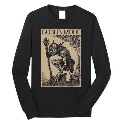 Goblin Mode Goblincore Fairycore Medieval Grunge Aesthetic Long Sleeve Shirt