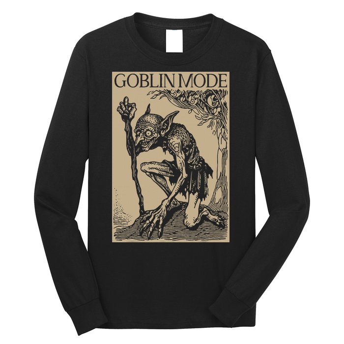 Goblin Mode Goblincore Fairycore Medieval Grunge Aesthetic Long Sleeve Shirt