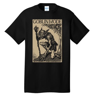 Goblin Mode Goblincore Fairycore Medieval Grunge Aesthetic Tall T-Shirt