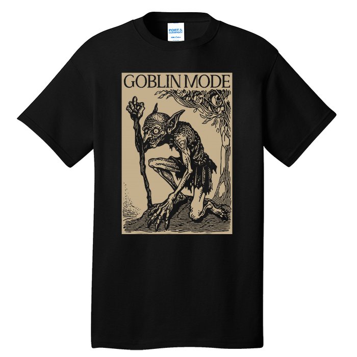 Goblin Mode Goblincore Fairycore Medieval Grunge Aesthetic Tall T-Shirt