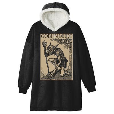Goblin Mode Goblincore Fairycore Medieval Grunge Aesthetic Hooded Wearable Blanket
