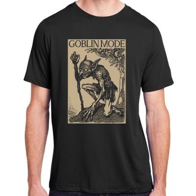 Goblin Mode Goblincore Fairycore Medieval Grunge Aesthetic Adult ChromaSoft Performance T-Shirt