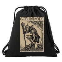 Goblin Mode Goblincore Fairycore Medieval Grunge Aesthetic Drawstring Bag