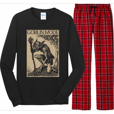 Goblin Mode Goblincore Fairycore Medieval Grunge Aesthetic Long Sleeve Pajama Set