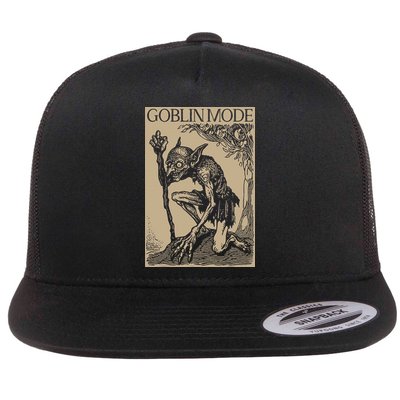 Goblin Mode Goblincore Fairycore Medieval Grunge Aesthetic Flatbill Hat