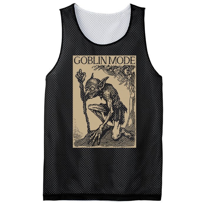 Goblin Mode Goblincore Fairycore Medieval Grunge Aesthetic Mesh Reversible Basketball Jersey Tank