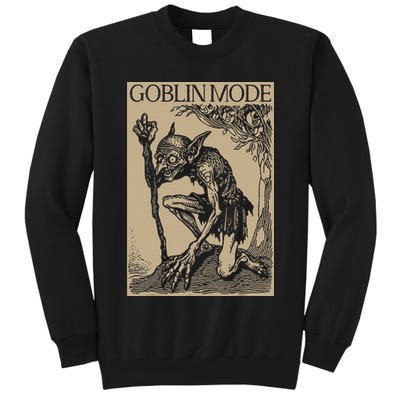 Goblin Mode Goblincore Fairycore Medieval Grunge Aesthetic Tall Sweatshirt