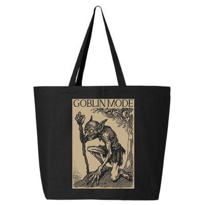 Goblin Mode Goblincore Fairycore Medieval Grunge Aesthetic 25L Jumbo Tote