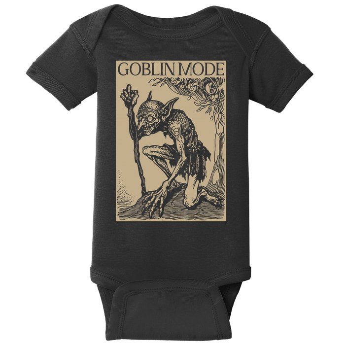 Goblin Mode Goblincore Fairycore Medieval Grunge Aesthetic Baby Bodysuit