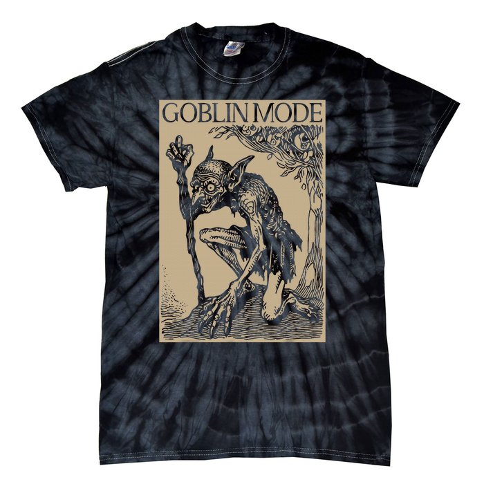 Goblin Mode Goblincore Fairycore Medieval Grunge Aesthetic Tie-Dye T-Shirt