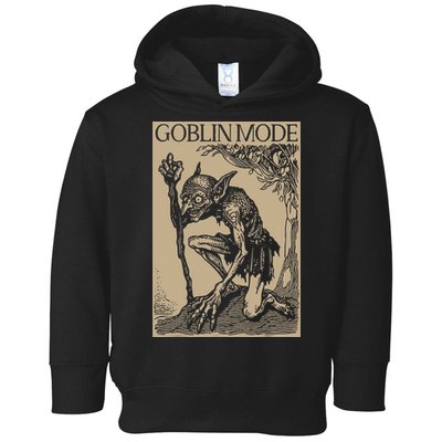 Goblin Mode Goblincore Fairycore Medieval Grunge Aesthetic Toddler Hoodie