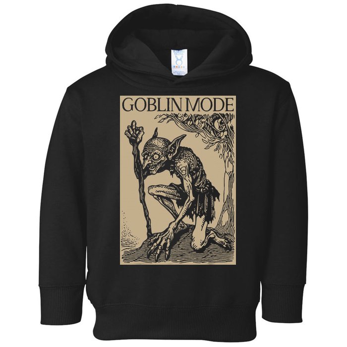 Goblin Mode Goblincore Fairycore Medieval Grunge Aesthetic Toddler Hoodie