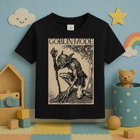 Goblin Mode Goblincore Fairycore Medieval Grunge Aesthetic Toddler T-Shirt