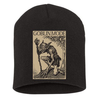Goblin Mode Goblincore Fairycore Medieval Grunge Aesthetic Short Acrylic Beanie