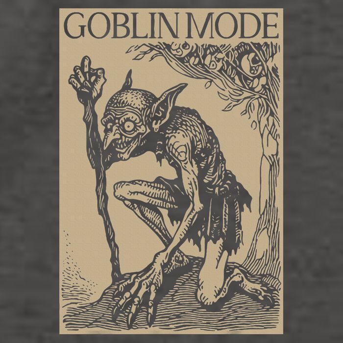 Goblin Mode Goblincore Fairycore Medieval Grunge Aesthetic Vector Backpack