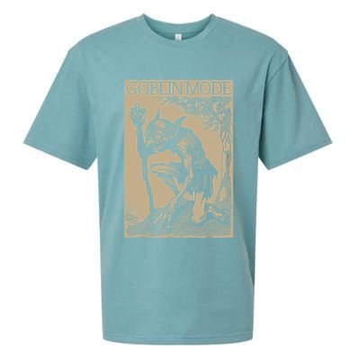 Goblin Mode Goblincore Fairycore Medieval Grunge Aesthetic Sueded Cloud Jersey T-Shirt