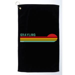 Grayling Michigan Platinum Collection Golf Towel