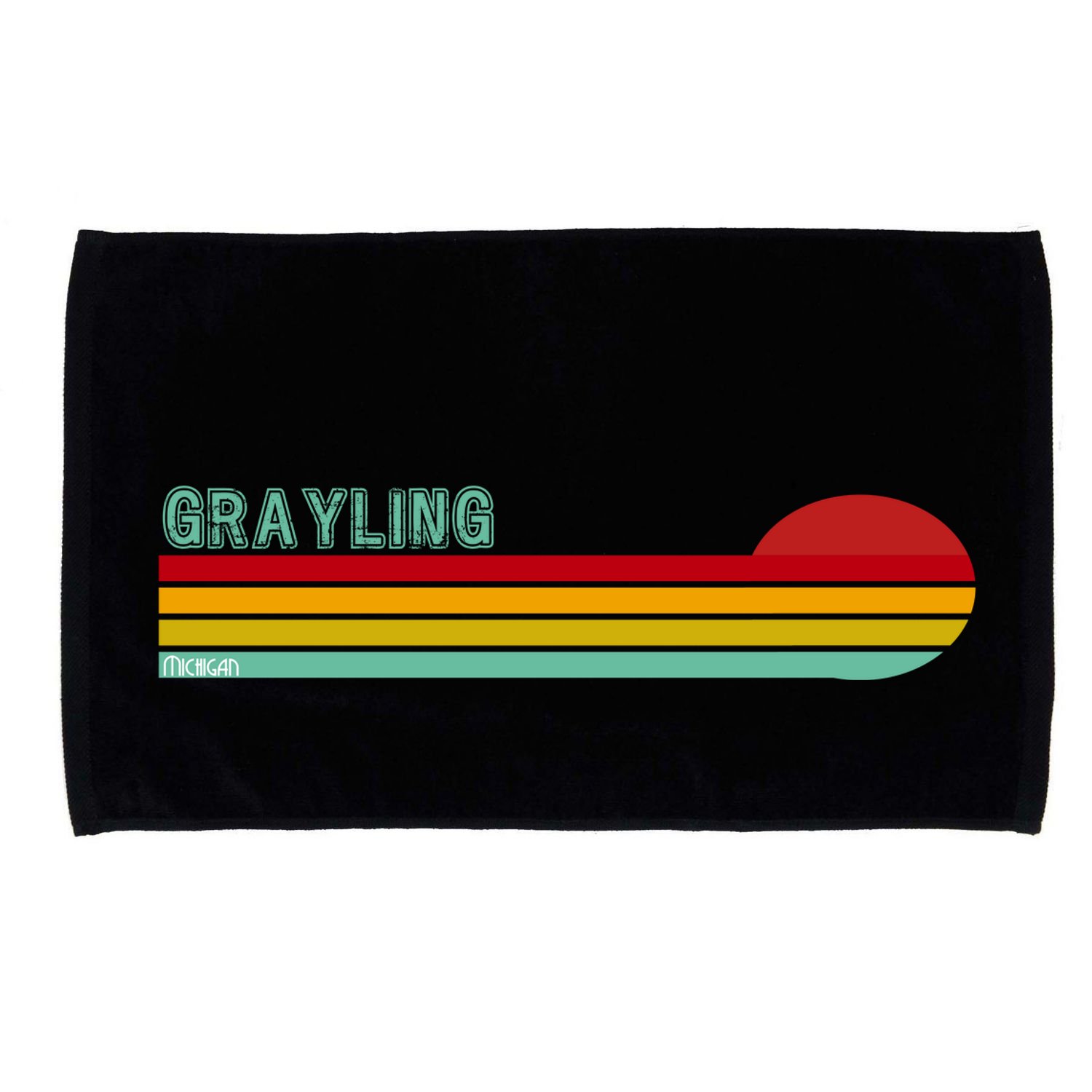 Grayling Michigan Microfiber Hand Towel