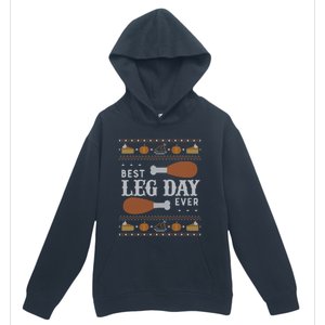 Gift Meaningful Gift Ugly Thanksgiving Best Leg Day Funny Gift Urban Pullover Hoodie