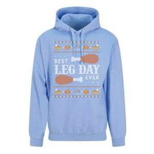 Gift Meaningful Gift Ugly Thanksgiving Best Leg Day Funny Gift Unisex Surf Hoodie