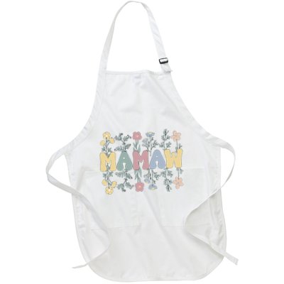 Groovy Mamaw Grandmother Flowers Mamaw Grandma Apron